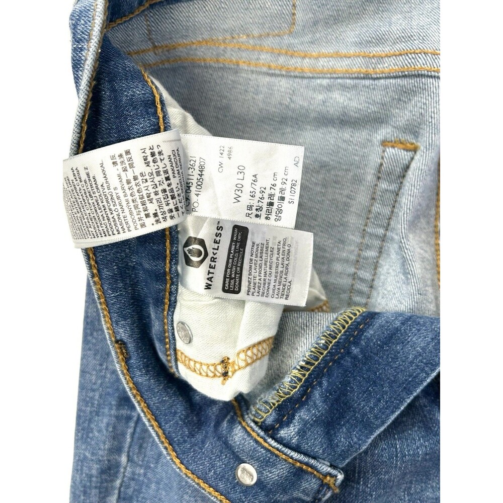 LEVIS Premium 511 Denim Blue Jeans 30x30 Pre-Owned - Picture 5 of 14
